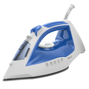 BluQ Steam Iron, ceramic coating ,Auto drip Auto- shut Off ,Self Cleaning 2400W